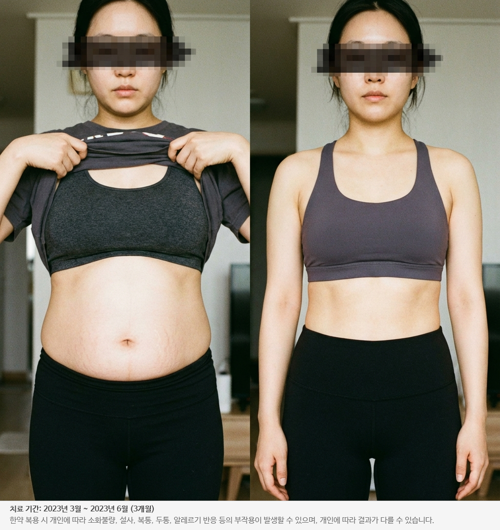 산후 다이어트 전후